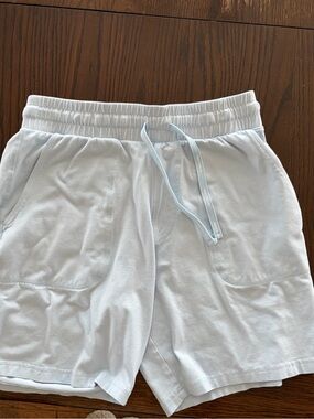 Lounge shorts size S, light blue
